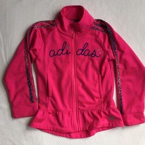 Adidas Girls Zip Up Jacket